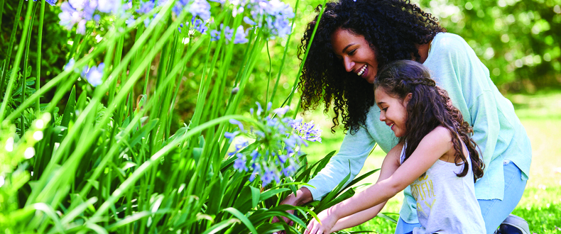 Family gardening