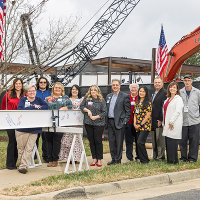 SHRH Beam Signing for New Hospital