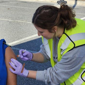 Sentara hosts free drive-thru flu clinics.JPG