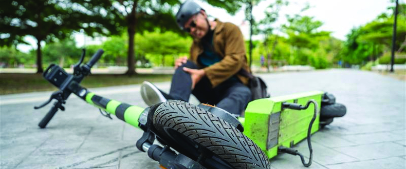 e-bike scooter crash Getty Images