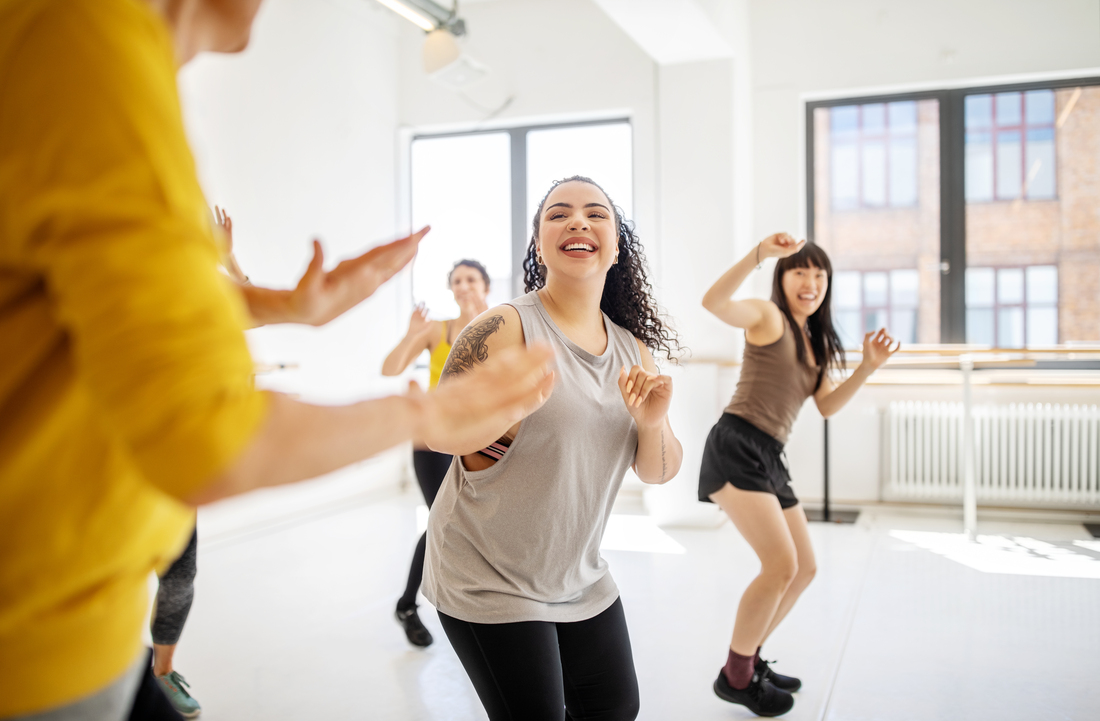 woman at dance class