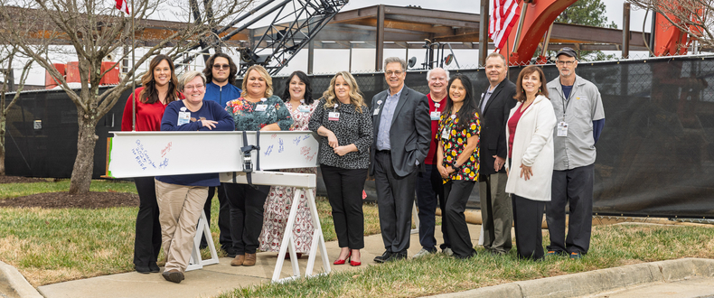 SHRH Beam Signing for New Hospital